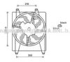 PRASCO HY7544 Fan, radiator
